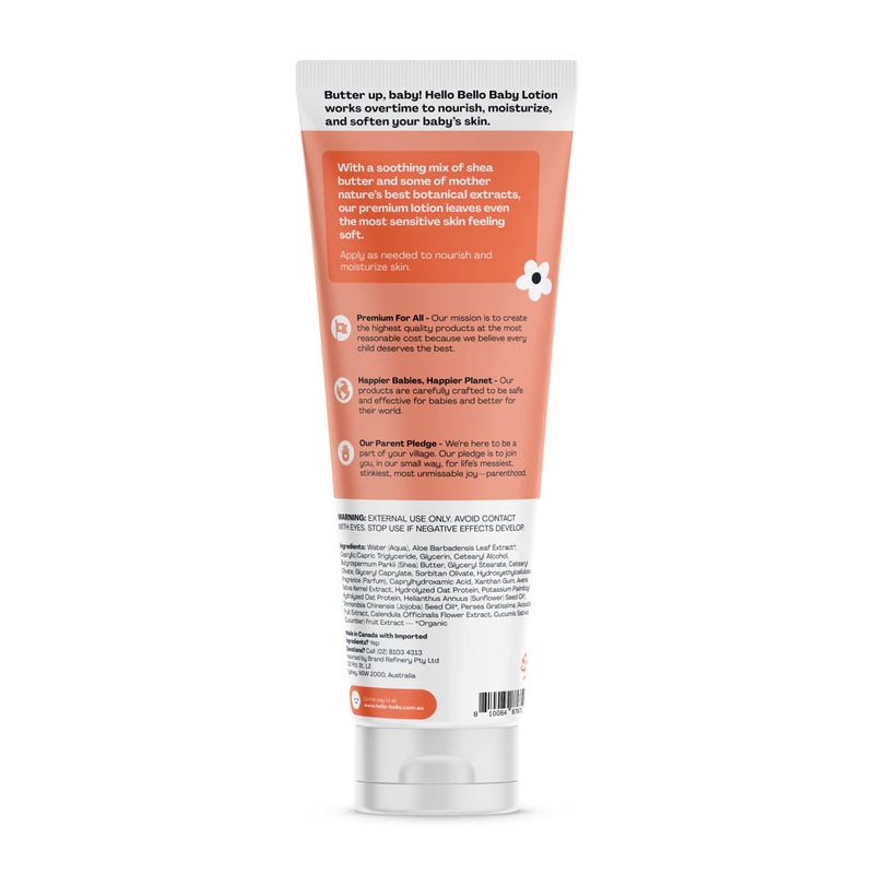 Hello Bello Premium Baby Lotion, Gentle Hypoallergenic Vegan Formula to Nourish and Moisturize, Sweet Cream Scent, 8.5 oz - Image 2